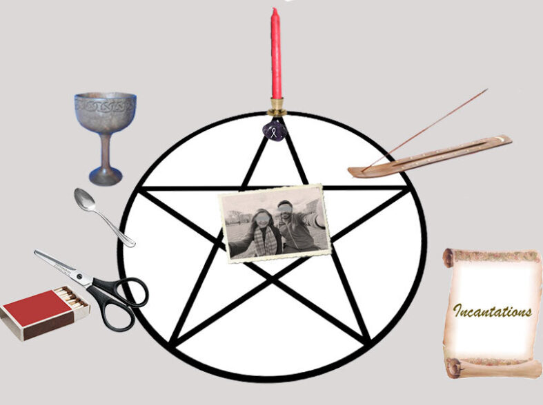 Rituel de séparation amoureuse magie noire du sorcier Dansou